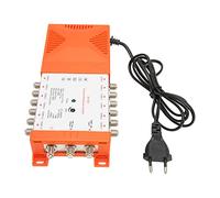 KIMISS Amplificador de Distribución de 12 Canales con Filtro LTE A112C Cascadable - Divisor de 12 Vías para Señales de Radio Sat y TERR, Indicador LED, Conectores Hembra Tipo F