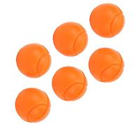 KIMISS Amplios de Vibración de Raqueta de Tenis, Amortiguadores de Choque de Silicona para una Comodidad Mejorada: Amortiguadores en Forma de Bola de Tenis de 6 Pcs (Orange)