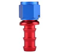 KIMISS AN10 para conexión de manguera de aceite y combustible, fitting macho recto y angular (45°/90°/180°), push on twist lock, para líneas de gas y fuel