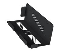 KIMISS Anclajes de Pared Resistentes para Consola, Soporte de Pared Flotante Detrás de TV, Soporte de para Consola de Juegos, Controlador, Fijación con Tornillos para Auriculares (BLACK)