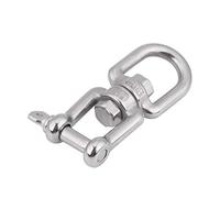 KIMISS Anillo giratorio de acero inoxidable 304 para emba ciones, 6mm, gancho de seguridad con mecanismo de cierre rápido, resistente a la corrosión y oxidación, ideal para uso marino y exterior