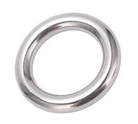 KIMISS Anillo Redondo Soldado de Acero Inoxidable con Junta Tórica Soldada de Alta Resistencia Multiusos para Hamacas y Bolsas de Buceo de Navegación (acero inoxidable)