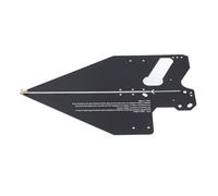 KIMISS Antena Log Periódica para Dirección Inalámbrica, 0.1-12GHz, Alta Precisión, Pasiva, Uso Exterior, Antena Direccional para Radiofrecuencia