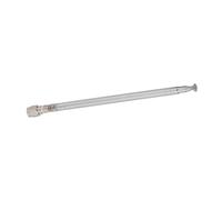 KIMISS Antena telescópica SMA Macho, para LimeSDR, aleación Plateada, 40MHz-6G, comunicación por Radio, Ajustable y portátil