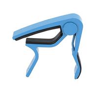 KIMISS Apto para Cejilla de Guitarra Cejilla de Aleación de Resorte Fuerte con Diseño Resistente a los Arañazos y 5 Púas de Guitarra para Guitarras Acústicas y Eléctricas (BLUE)