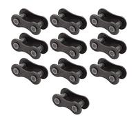 KIMISS Apto para Eslabón Maestro de Cadena 410: Eslabón Conector de Cadena de Acero Resistente para Bicicleta, Motocicleta, ATV, Moto de Cross, Incluye 10 Juegos de Eslabones Conectores para un