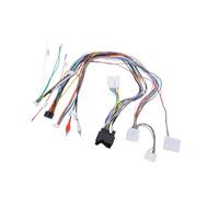 KIMISS Arnés de Cableado de Radio Estéreo para Automóvil de 16 Pines con Caja Canbus Compatible con 3 2011-2014, Kol 2011-2014, Fluence 2010-2016