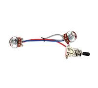 KIMISS Arnés de Cableado para Guitarra, Juego de 3 Vías para Guitarra Eléctrica de Doble Circuito, Configuración de 1 Volumen y 1 Tono para y Modelos