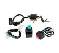 KIMISS Arnes de encendido completo para moto cross compatible con PITPRO, interruptor de parada, conexión eléctrica de arranque, kit de cableado