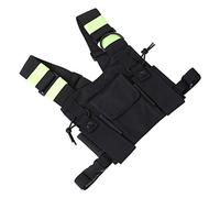 KIMISS Arnés de Pecho para Radio Molle Táctico, Bolsa Frontal, Funda de Transporte para -5R/82/9R/XR, para Radios Bidireccionales, Electrónica/Audio y Vídeo Portátil/CB y Bidireccional