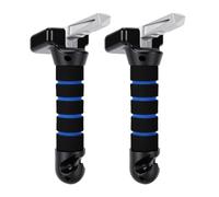 KIMISS Asidero de Apoyo para Coche, Barra de Asistencia para Puerta de Vehículo 4 en 1 con Cortador de Cinturón y Rompeventanas, for Entrada y Salida del Coche (BLUE)