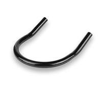 KIMISS Loop trasero para moto, marco de asiento curvo, accesorio DIY de 230 mm, soporte de montaje con tubo plano, compatible con alerón trasero