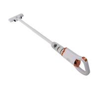 KIMISS Aspiradora Inalámbrica ABS 2 en 1, Aspiradora de Varilla Potente con Cepillo para Piso, Aspiradora Vertical de Mano Recargable, Aspiradora Multifunción Blanca para el Hogar