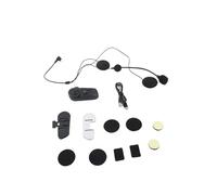 KIMISS Auriculares Bluetooth para Casco de Motocicleta, Altavoces Estéreo de 40 Mm con Micrófono Resistente Al Viento, Resistencia Al Agua IP67, Bluetooth 5.3, Conexión para Dos