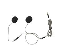 KIMISS Auriculares de Motocicleta de 3.5 mm, Auriculares con Casco de Moto y Auriculares Sonido Genial, función de Llamada Manos Libres, cómodo de Llevar