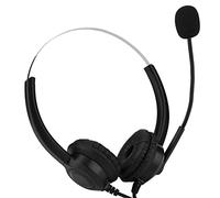 KIMISS Auriculares USB con Micrófono para Call Center - Cancelación de Ruido y Diseño Cómodo para Uso Doméstico - Función Silencio y Cable Largo