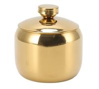 KIMISS Azucarero con Tapa y Cuchara, Recipiente de Condimento Dorado de Acero Inoxidable, Azucarero de Acero Inoxidable para Especias, Recipiente de Cocina de Oro Rosa, Recipiente para