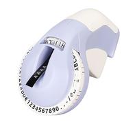 KIMISS B90 Etiqueta Manual Grabación en Relieve Codificación 3D Fabricante de Etiquetas de Precios Grabado Impresión de Etiquetas Portátil DIY - Púrpura