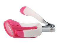 KIMISS Baby Nail Clipper con Lupa - Herramienta de Cuidado de las Uñas de Suave Rosa para Bebés y (Rosado)
