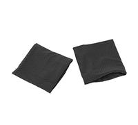 KIMISS Banda de Sudor Transpirable para Ejercicio Atlético | 1 par de la Pulsera Enfriando la Piel de Seda de Hielo Amigable | Pulsera Absorbente de Sudor para Deportes y Aire (BLACK)