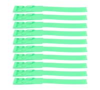 KIMISS Bandas de Collares de Identificación de Identificación de 10 Piezas para Vacas - Anillos de Marcado de Ganado - Etiquetas de Plástico Seguras en 4 Colores para Ganado de la Granja (Green)