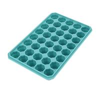 KIMISS Bandeja de Silicona para Cubitos de Hielo de 40 Rejillas con Tapa Extraíble - Máquina de Hacer Hielo Versátil para Pudín, Helado y Más - Accesorio de Cocina Ideal para Uso en el Hogar, Bar y