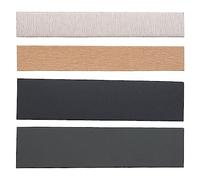 KIMISS Barra Niveladora de Papel de Lija para Traste de Guitarra, Herramienta de Reparación de Luthier de Lijado de Haz Nivelador de Traste, 4 Uds., para Nivelador de y bajo (M02519 15CM)