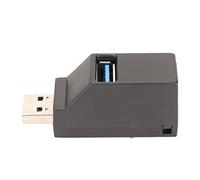 KIMISS Base de Concentrador USB con Divisor de 3 Puertos USB para Computadora Portátil - Mini Concentrador Extensor de 3 Puertos con Divisor Portátil