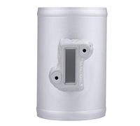 KIMISS Base de montaje del medidor de admisión del adaptador del sensor de flujo de aire para MAF 75 mm (plateado)