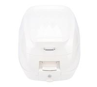 KIMISS Baúl de Motocicleta de 32 L, Caja de Almacenamiento de Metal ABS Impermeable con Cerradura Antirrobo, para Motocicletas, Bicicletas Eléctricas y Scooters (White)