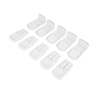 KIMISS Bebé, Mechones de Gabinete Cajón S Niños Lock Home Lock 5 PPCS Puerta Proteja Prueba Blanca Brown White 5pcs Accidente de Seguridad (WHITE)