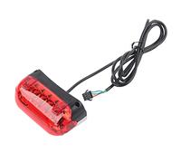 KIMISS Bicicleta Eléctrica de 36 V, Luz LED Trasera, Luz de Freno de Advertencia Trasera para Bicicleta, Lámpara Trasera de Freno, Accesorios de Ciclismo