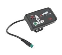 KIMISS Bicicleta Eléctrica LED, Panel de Modificación de la Pantalla 790 de Potencia Eléctrica Medidor de Visualización con Impermeable 5P Enchufe Macho para 22,2mm Manillar 48V (36V)