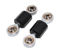 KIMISS Bieletas de Barra Estabilizadora, Juego de Rótulas Heim de Aleación de Aluminio con Diseño de Doble Rodamiento y Acabado con Recubrimiento en Polvo, Repuesto para Spyder F3 RT ST (BLACK)