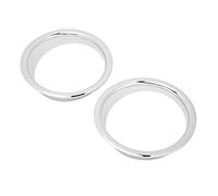 KIMISS Bisel Embellecedor de Luz Antiniebla para Parachoques para H2 2003-2009 y H2 SUT, Superficie de Revestimiento Brillante, Luz de Conducción Delantera, Reemplazo de Anillo de Cubierta de