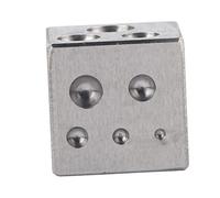 KIMISS Bloque Dapping cuadrado: Herramienta Profesional de Formación de Metales para la Fabricación de Joyas, Ideal para Crear Formas y Diseños en Metales Blandos y Arcilla (Yunque cuadrado de