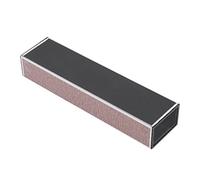 KIMISS Bloque de Lijado para Trastes de Guitarra y Herramienta Niveladora para Guitarras Eléctricas y Bajos, Papel de Lija Autoadhesivo, Construcción Metálica Duradera