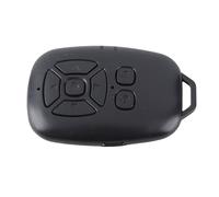KIMISS Bluetooth 4.0 Obturador Remoto, Cámara Inalámbrica Remota de Video Bluetooth Control Remoto ABS Control Remoto Aplicación Turner de Página para Selfies Fotos Videos (Negro)