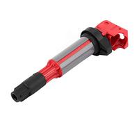 KIMISS Bobina de encendido para 325i 330i 528i 535i M3, compatible con E39 E46 E53 E60 E63 X5, UF522 UF515, color rojo