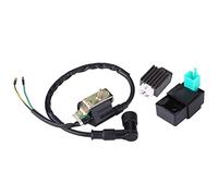 KIMISS Bobina de encendido y regulador CDI para moto trail quad y ATV - Piezas de ignición con alta compatibilidad