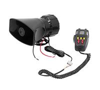 KIMISS Bocina Eléctrica Impermeable de 12 V para Automóviles, Camiones y Motocicletas - de Altavoces de 100 W para Alertas de Emergencia y Comunicación