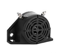 KIMISS Bocina para coche y camión, 12V-24V ABS a prueba de agua, sonido de marcha atrás, alerta audible, diseño resistente