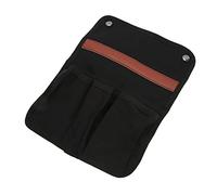 KIMISS Bolsa de Almacenamiento para Reposabrazos de Silla de Camping, Almacenamiento Colgante Portátil Multifuncional para Actividades en la Playa y Al Aire (Black)