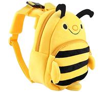 KIMISS Bolsa de Dibujos Animados de la Mochila de Peluche para Niños de 2 a 4 Años - Ideal para Preescolar, Viajes y Almuerzo