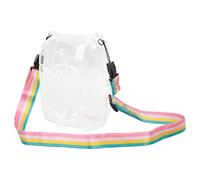 KIMISS Bolso Transparente para Cámara, Estuche Transparente para Cámara, Funda para Cámara para PC, Bolso Bandolera para Cámara con Correa de Hombro Ajustable para Instax Mini 12