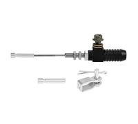 KIMISS Bomba de freno de embrague, M10x1.25mm Universal motocicleta embrague hidráulico cilindro maestro varilla freno bomba (negro)