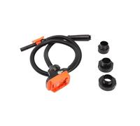 KIMISS Bomba de Inalámbrica, Bomba de Transferencia Portátil 3.2 GPM 20V 18V, con 3 Adaptadores Manguera a Prueba de Fugas Prevención de Desbordamiento para Gasolina Queroseno Agua