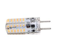 KIMISS Bombilla de Silicona GY6.35, 48LED 3W 300LM GY6 35 Bipin AC12V Bombillas Led Bipin Base Led Pequeña para Lámpara de Techo DC 12V Accesorios de Iluminación (Blanco cálido)