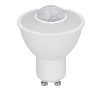 KIMISS Bombilla infrarroja GU10, sensor de bombilla LED para pasillo de techo AC100-240V Detección de cuerpo de luz blanca 5W 500LM