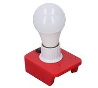 KIMISS Bombilla LED Recargable para Batería de Litio M18 de 18 V, Lámpara Portátil E27 con Adaptador de Batería para Luz de Trabajo